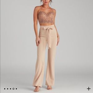 Sealed with style Tie Waist Pants